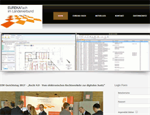 Tablet Screenshot of eureka-fach.de